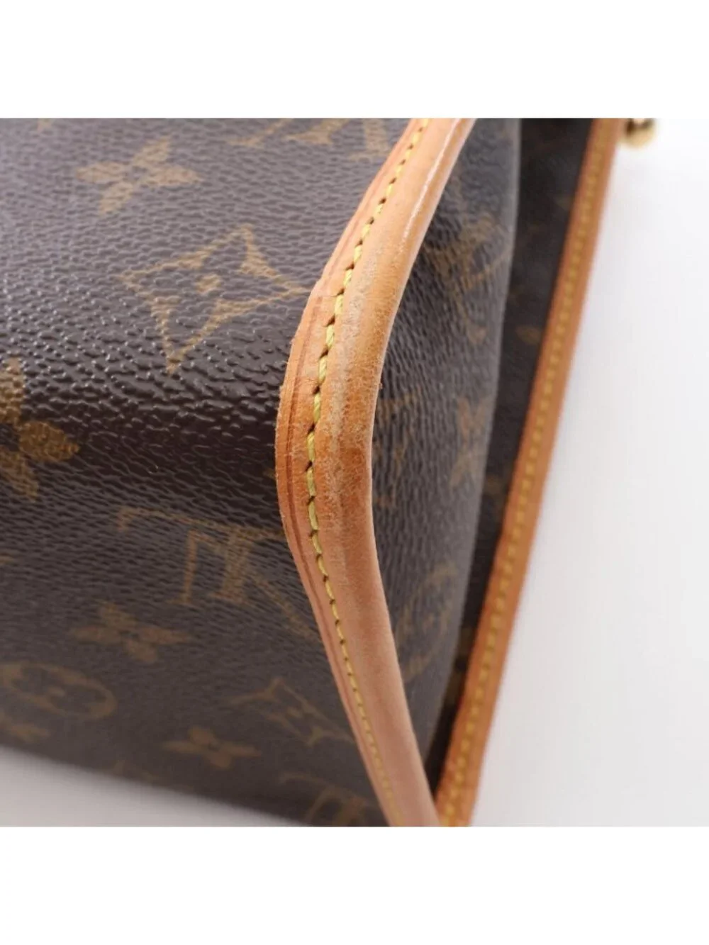 Louis Vuitton Tote Popincourt Canvas Leather